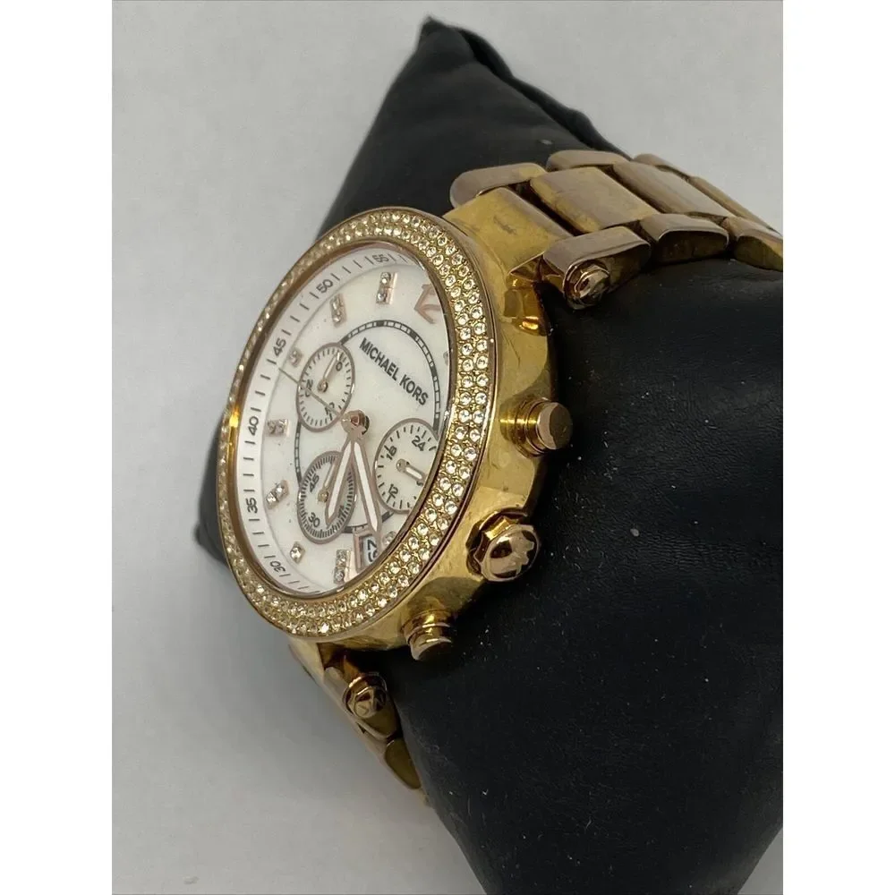 Michael Kors MK5491 Women's Rose Gold Stainless Steel Analog Dial Watch MP763 - Picture 4 of 12